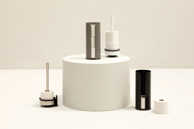 Distributeur de papier hygiénique Brabantia Profile en acier inoxydable - jusqu'à 3 rouleaux de rechange_3