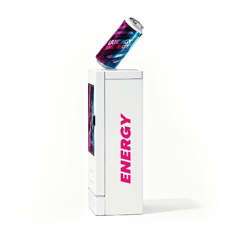 Distributeurs automatiques de boissons énergisantes - vérification de l'âge intégrée, distribution responsable et automatisée_3
