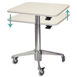 Laptop Education Table Cart H Class - Chariot informatique médical réglable en hauteur - ErgonoFlex - 18,14 kg_3