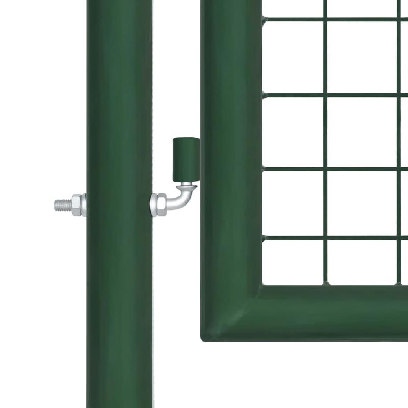 Vidaxl portal de jardin maille vert 350x175 cm acier galvanisé 154534_3