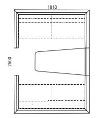 Cabines acoustiques box de réunion - H1420 x L1810 x L2500 mm - Réf 749_15733_3
