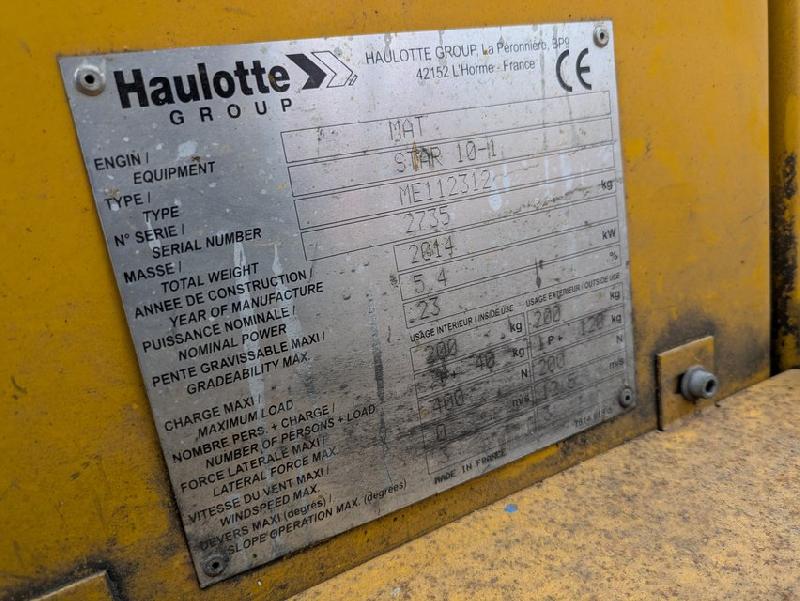 Nacelle verticale HAULOTTE star 10 occasion_3