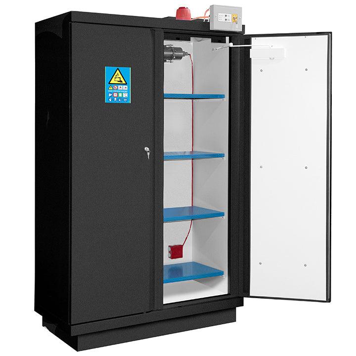 Armoire anti-feu 90 min batteries lithium haute 2 portes - 795+LI - Alarme VIG290 / Blanc_3