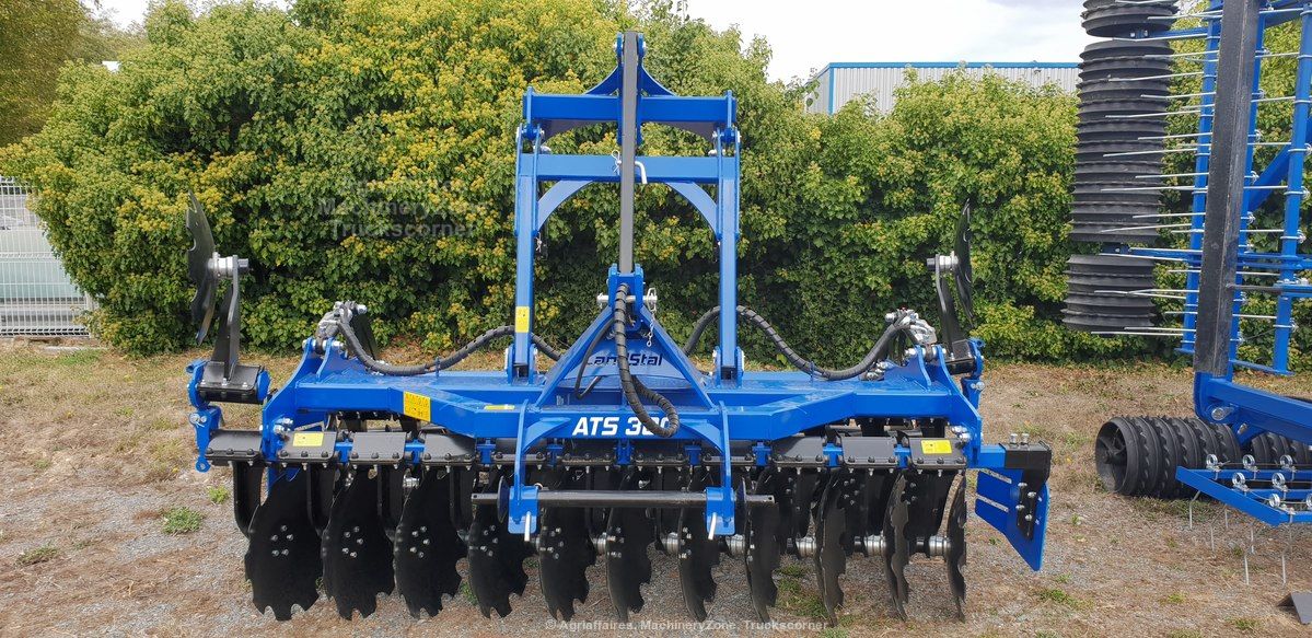 Déchaumeur à disques 3 m avec porte à court hydraulique - Landstal LST ATS 300/560_3