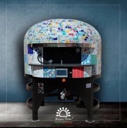 Four à pizza rotatif Mannaforni MFRO100DL - Capacité 6-7 pizzas - AVPN_3