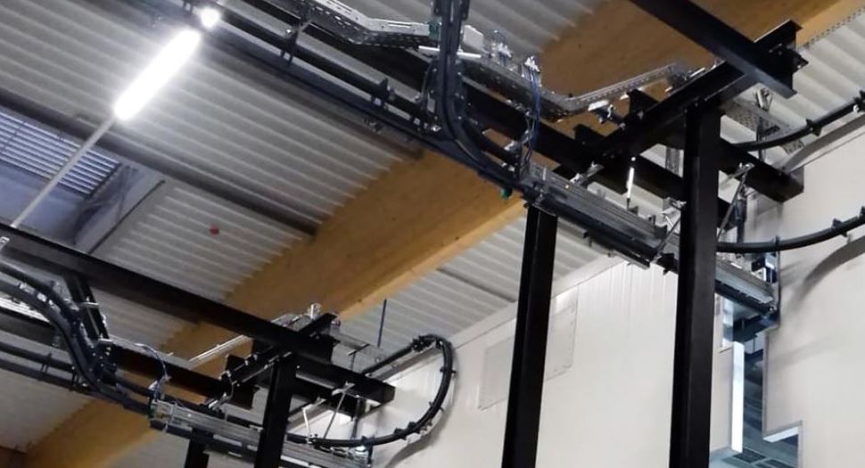 Convoyeur aérien avec rails droits et courbes - k8-2 power & free_3