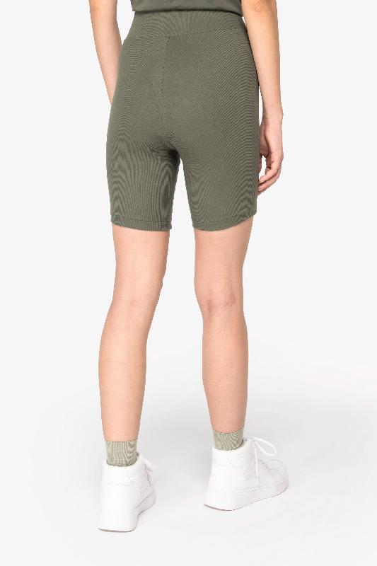 Short écoresponsable côtelé femme - Native Spirit NS744 - coton biologique, matière extensible et coupe slim_3