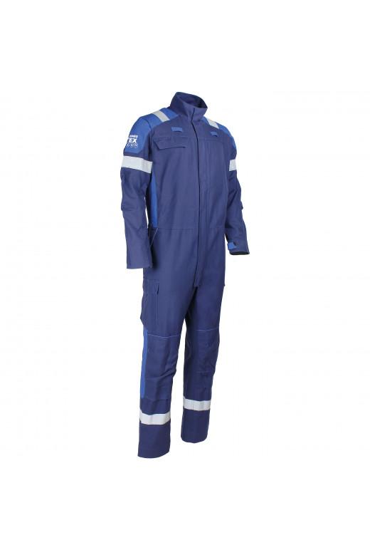Combinaison multirisques ATEX Plus - Réf. 656*ATX - Multipoches, bandes rétroréfléchissantes ignifuges, normes EN ISO 11612 et EN 14404_3