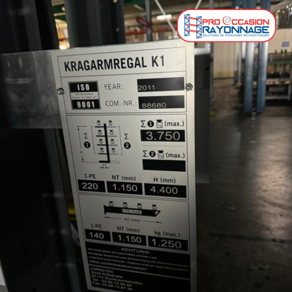 Rayonnage  cantilever  fiable et rentable_3