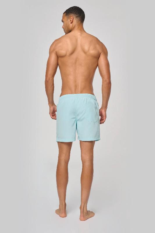 Short de bain PROACT - Réf: PA169 - 100% polyester, toucher peau de pêche, ceinture élastiquée_3