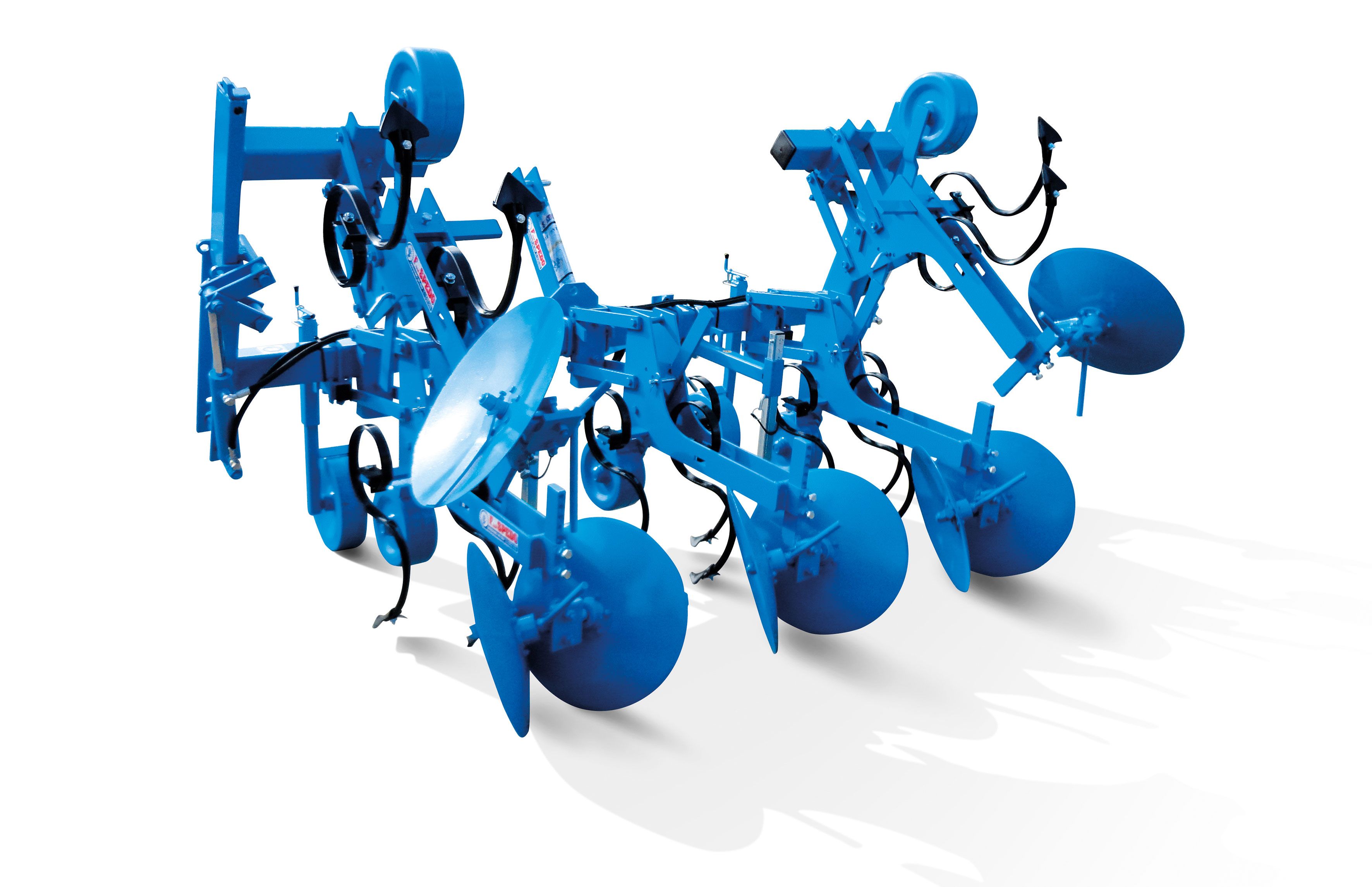 Machine de buttage à disques pour largeur ajustable jusqu'à 340 cm