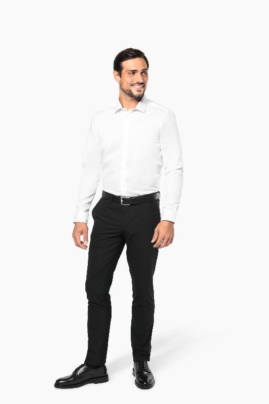 Chemise twill manches longues homme - Réf: PK506 - Kariban Premium - 100% coton, entretien facile_3