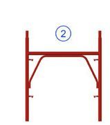 Échafaudage à pivots - cadres préfabriqués - charge maxi. 30kN/m2 - GBM_3