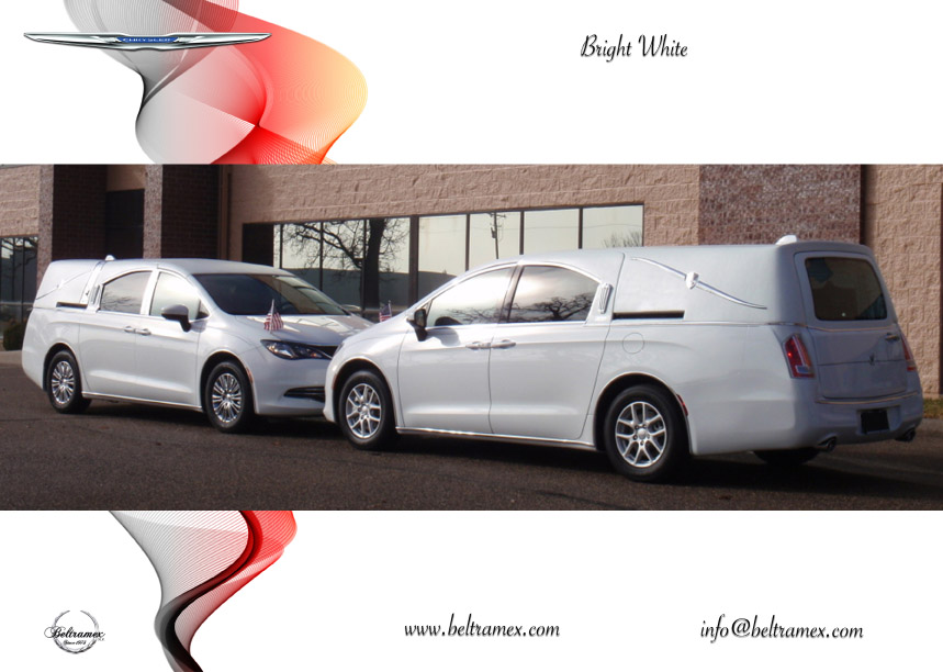 Véhicule funéraire Chrysler Pacifica MK élégant et fonctionnel