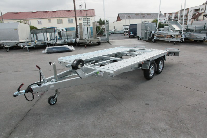 Remorque porte voiture 2700 kg roues dessous pan coupe - lider 39790_3