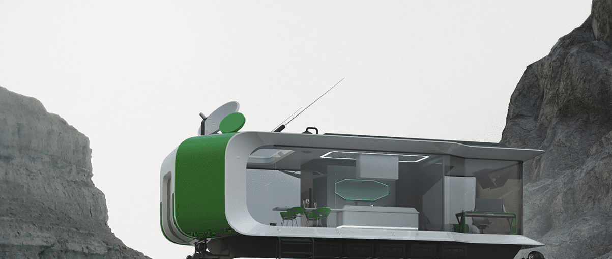 Studio insolite préfabriqué en acier - 60 m² - 2 chambres, salle de bain et terrasse - ISK31_3