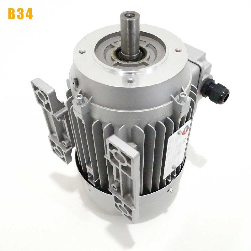 Moteur électrique triphasé 230/400V - 1,5 kW - 1500 tr/min - ALMO MH390L4B34 - Aluminium - Bride B34_3