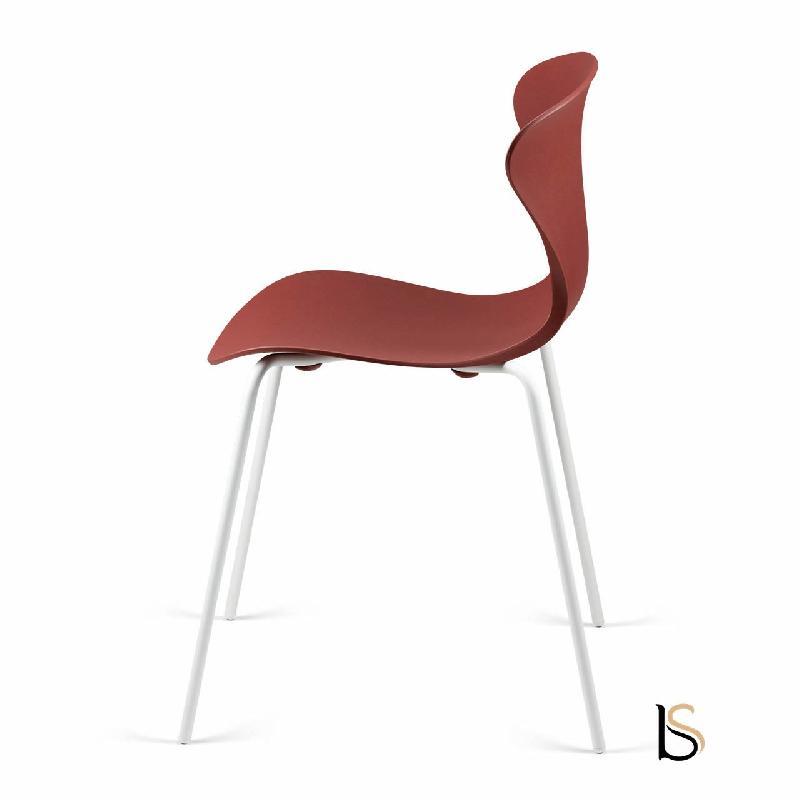 Chaise de collectivité Gina - Act - Rouge_3