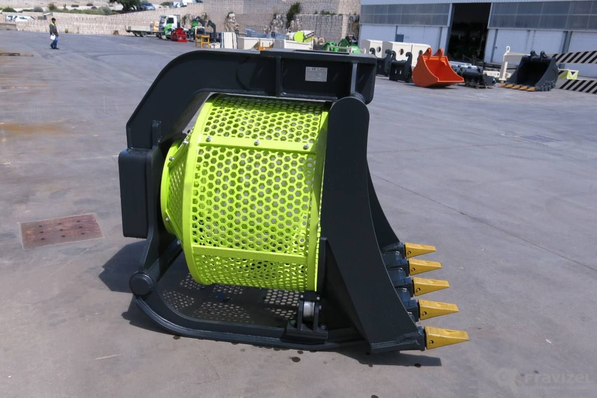 Godet cribleur rotatif Fravizel - poids de 1300 à 2000 kg - Réf. 20_3