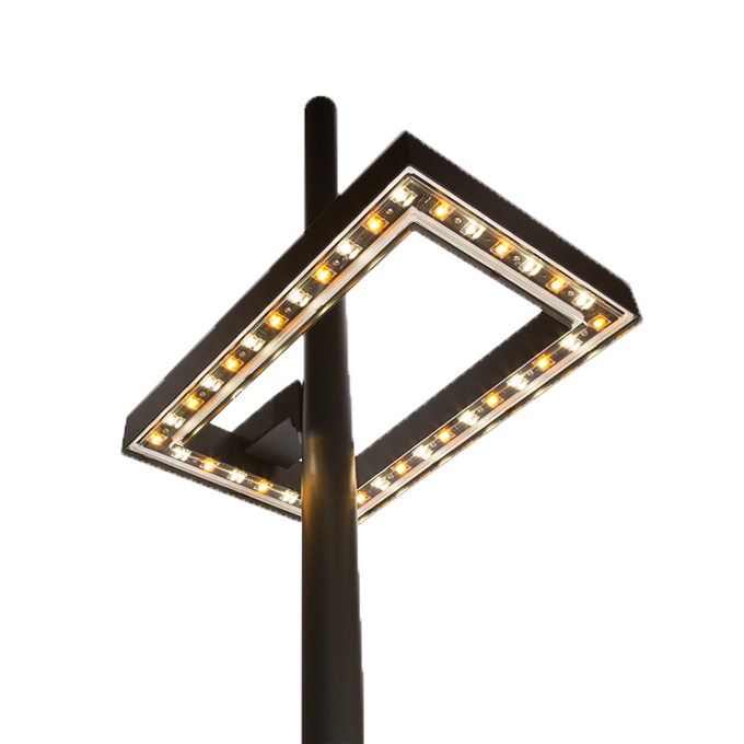 Luminaire CadreLed - innovant, IP66 IK10, 36 à 86W, 3000K ou ambre, versions Ambiance/Urbain/Trame noire_3