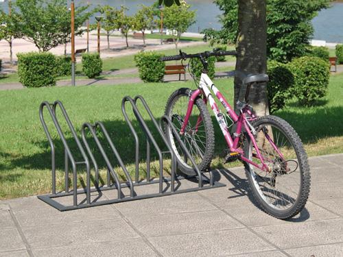 Support Cycles en Acier pour 4 ou 6 Vélos - Acier Oxyron Noir_3