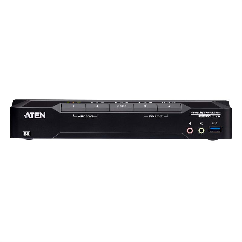 ATEN CS1924A Commutateur KVMP™ DisplayPort 8K USB 3.0 à 4 ports (câbles inclus)_3