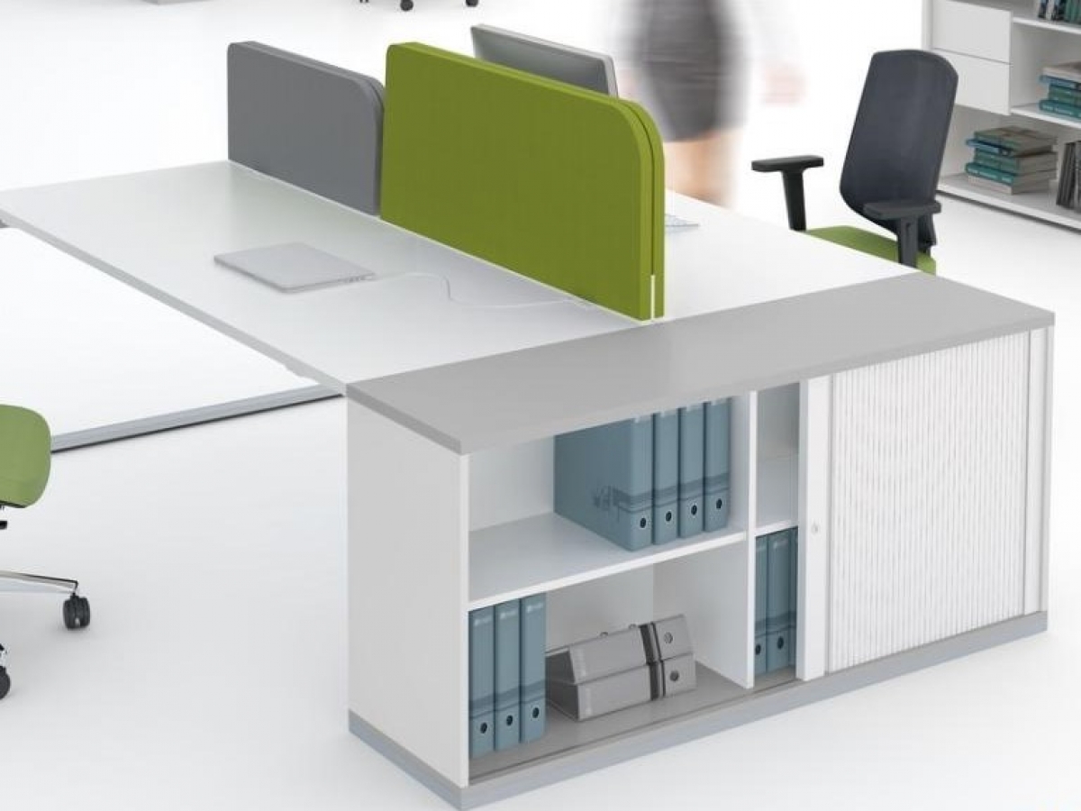 Bureau bench opératif individuel et double OGI Q - Design contemporain pour open-space_3