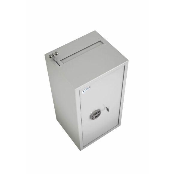 Coffre fort dépôt de fonds - Levier avec système anti-pêche - homologué Classe S1 - Serrure électronique - HARTMANN SE 901 - serrure électronique_3