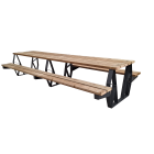 Table pique nique en Pin Kompose avec assises - Mobilier Urbain_3