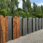 Traverse en bois durable pour terrain de pétanque ou estrades