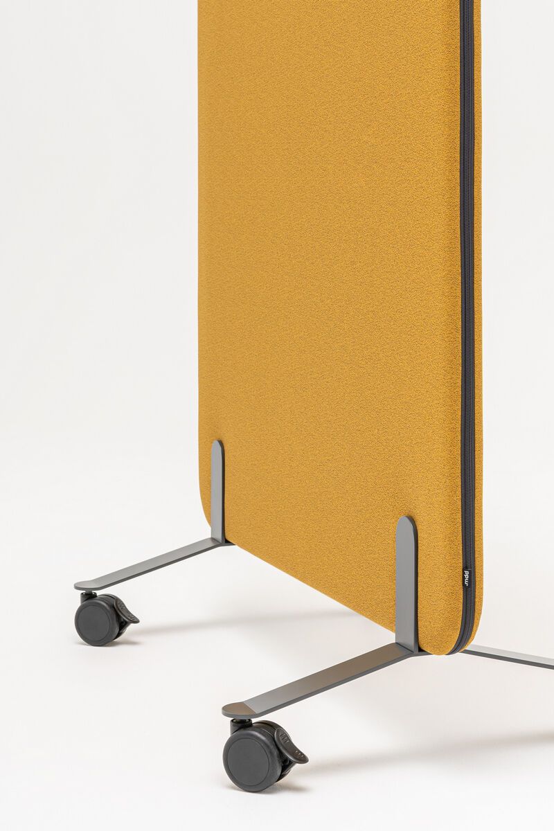 Cloison de bureau SONIC - système acoustique performant (classe A) - design épuré et coloré_3