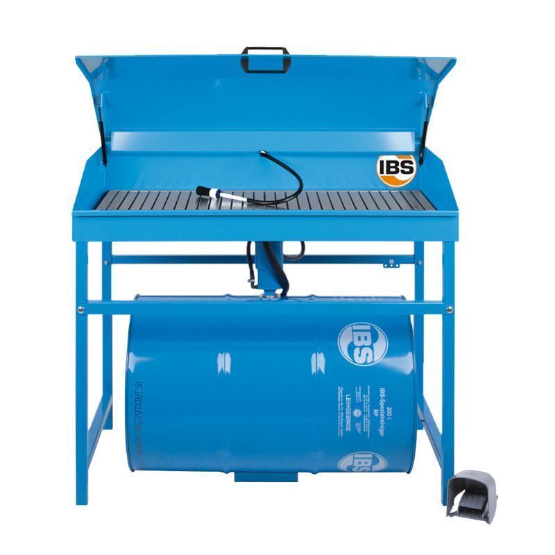 Fontaine manuelle solvant - M 250 kg de charge - Dimensions 1145x670x1050 mm - Raccord sur fût 200L_3