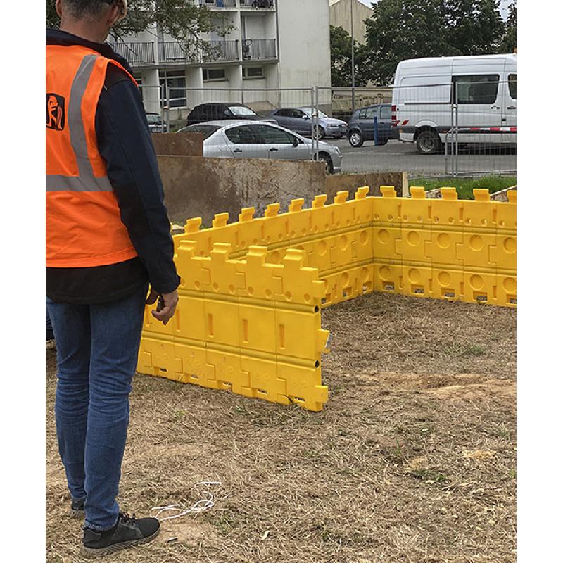Équipement de protection pour fouilles, coloris jaune pour visibilité