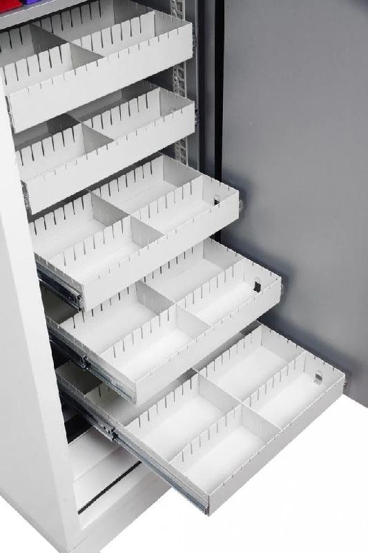 Armoire forte ignifuge 2 H - 2 étagères 5 plateaux multimedia - PHOENIX DATA COMMANDER DS4621 - Empreinte digitale_3