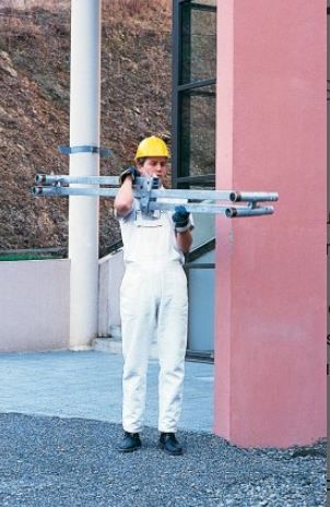 Echafaudage roulant en acier galvanisé generis 750-3 - comabi snc - hauteur de travail maxi.14 m_3