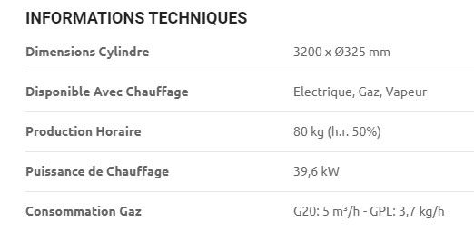 G32.35, sécheuse-repasseuse à investissement accessible