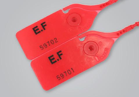 Scellé PP à tige crantée ronde   - Longueur 250 mm - Tige Ø3.8 mm - Jaune_3