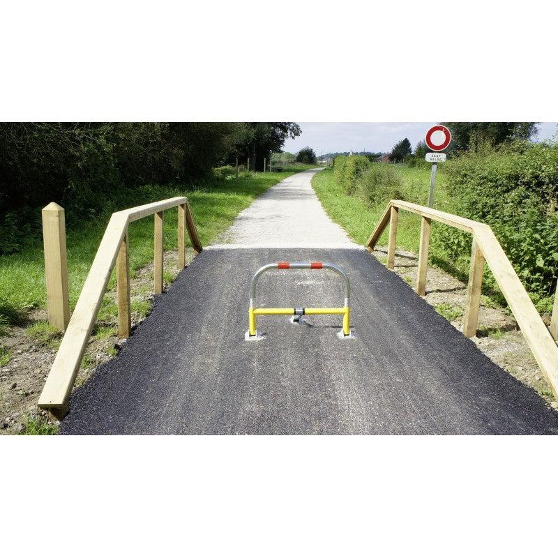 Arceau de parking haute résistance à ressorts - Différentes avec serrure PASS incluse, clé PASS à commander en plus_3