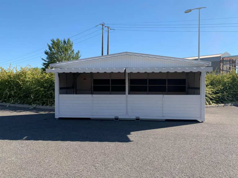 Chalet pliable en bois de 6 mètres de façade  adaptable selon vos besoins_3