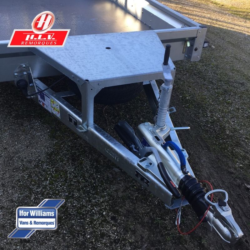 Remorque porte-engins Ifor Williams GX126 - rampe large, PTAC 3500 kg, 3.66 m de long_3