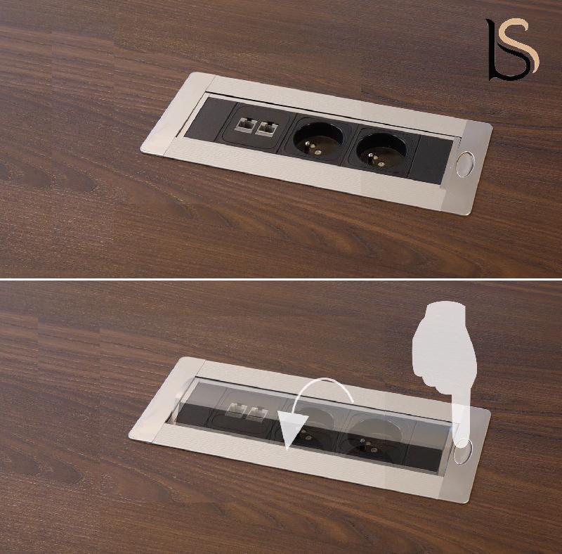 Table de réunion tonneau Status - MDD - Oui, Chêne Canadien_3