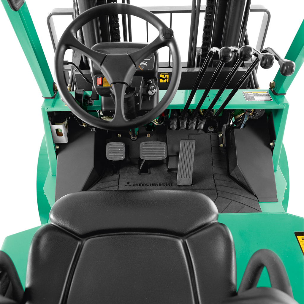 Chariot élévateur gaz à bandage Mitsubishi FGC25N - 2500 kg - Pour surfaces lisses - Ergonomique et performant_3