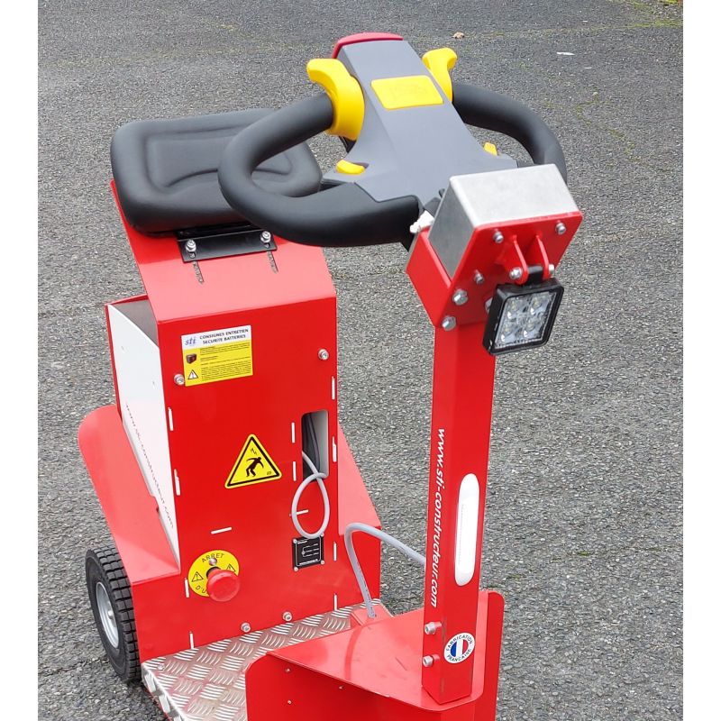 Tracteur autoporté Imove 400 AD - STI constructeur pour déplacer des chariots et matériels sur roues jusqu'à 700 kg sur terrain plat_3