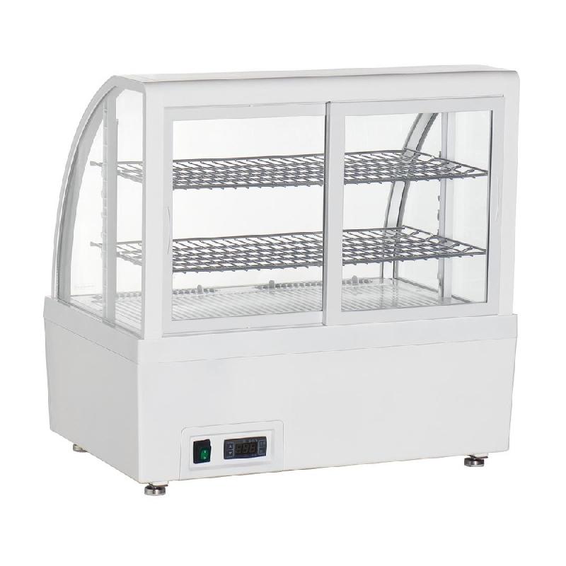 Vitrine réfrigérée de comptoir série C blanche 100L - Polar - CU637_3