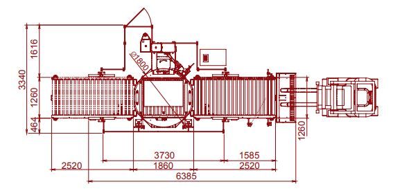 CST 915 - Banderoleuse à plateau tournant Cyklop Belgium - Vitesse 12 tr/min - Pré-étirement 150-250%_3