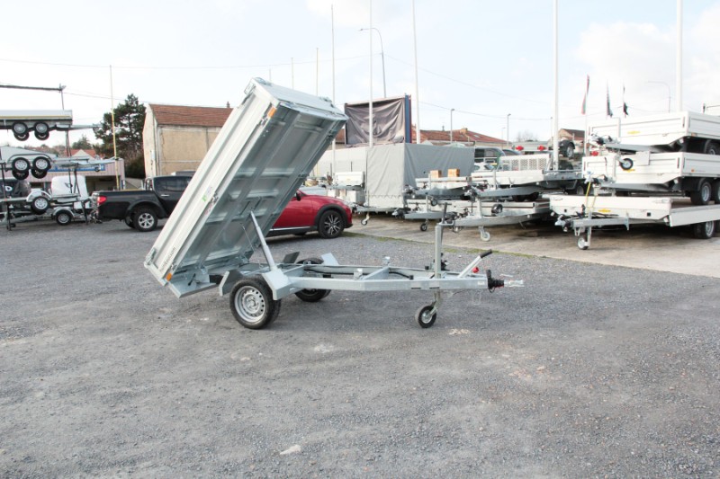 Remorque benne hydraulique - HUMBAUR 3053 HUK 132314 et 3054 HUK 152314 - Qualité allemande avec équipements renforcés_3