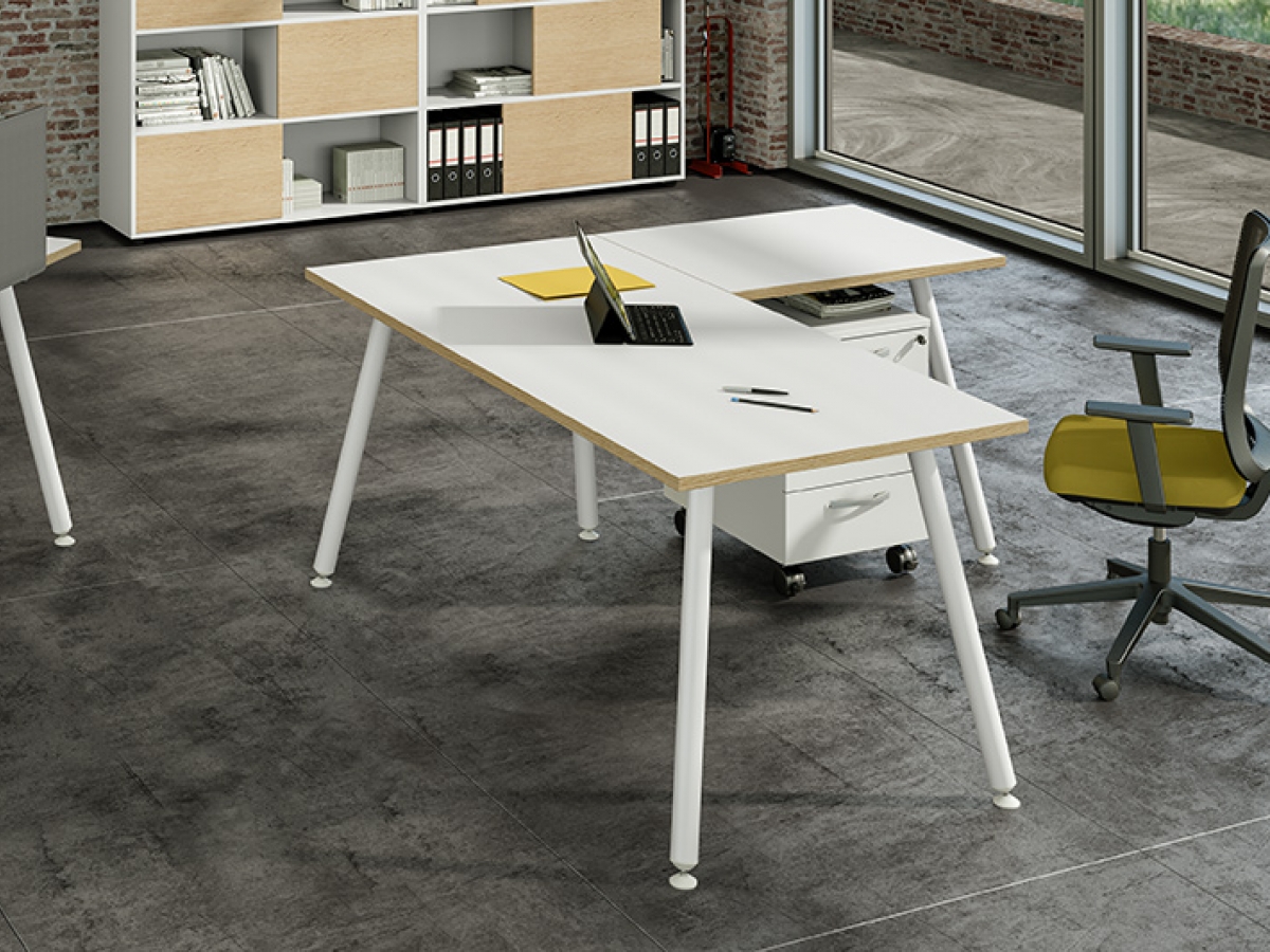 Bureau d'angle de direction EASY - design épuré et contemporain, livraison rapide_0