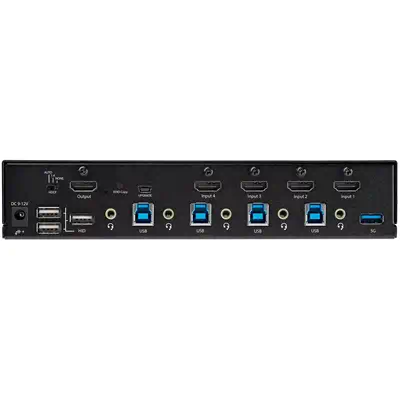 Commutateur KVM HDMI à  4 Ports - Moniteur Unique 4K 60Hz Ultra HDR - Commutateur KVM de Bureau HDMI_3