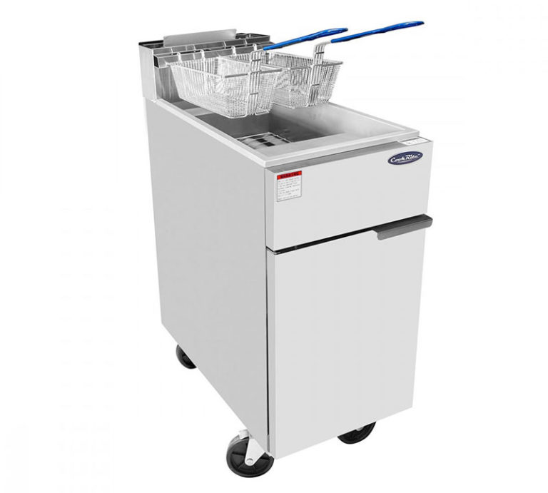 Friteuse professionnelle gaz sur socle puissant et fiable - atosa atfs40 de mobigrill_3