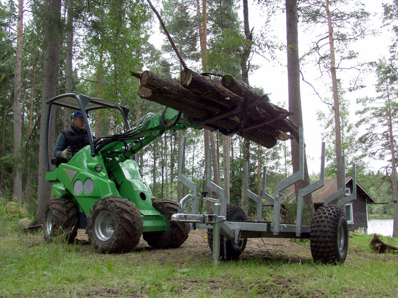 Pince à bois compatible avec fourches à palettes 850 mm et 1200 mm